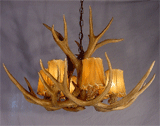 Mule Deer Antler Chandelier