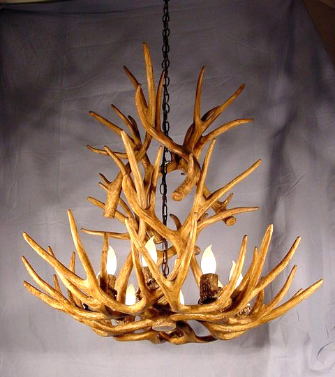 Reproduction Antler Chandelier