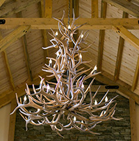 Reproduction Elk / Mule Deer Cascade Chandelier