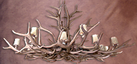 Reproduction Elk Crested Butte Chandelier