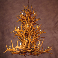 Reproduction Elk/WhiteTail/Mule Deer Grand Chandelier