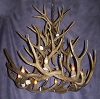 Mule Deer Glacier Chandelier