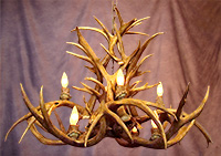 XXL Mule Deer / Whitetail Combo Chandelier