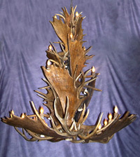 Moose/Mule Deer Cascade Chandelier