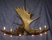 Moose Pool/Dining Table Chandelier