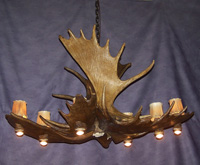 Moose Pool/Dining Table Chandelier.