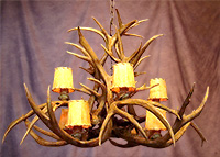 XXL Mule Deer / Whitetail Combo Chandelier