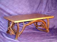 Elk / Mule Deer Coffee Table with Pine Top