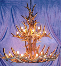 King Jewel Elk Chandelier